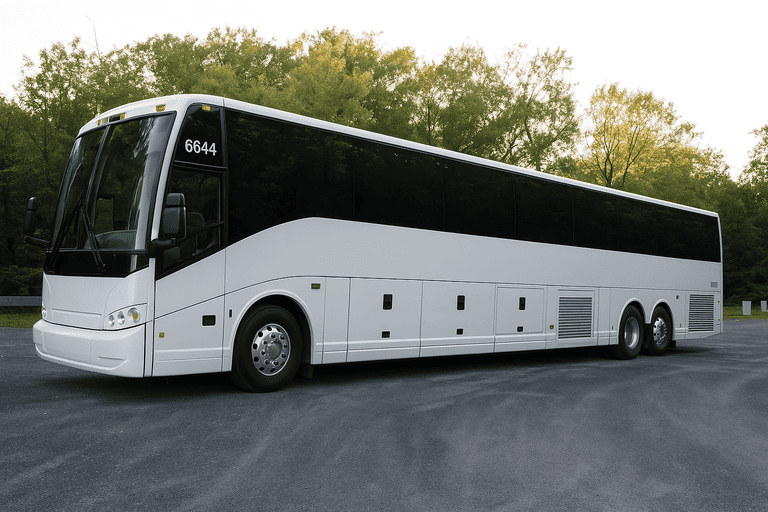 exterior of Nashville Coach Bus Service coach bus