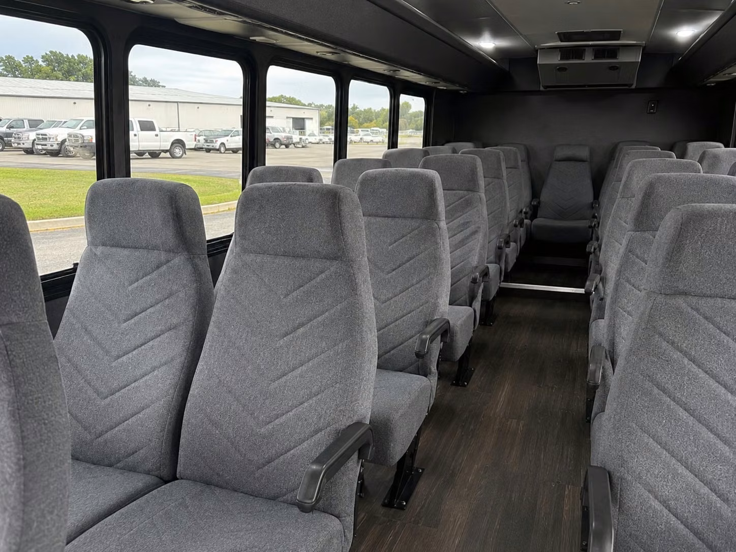 15 passenger minibus interior