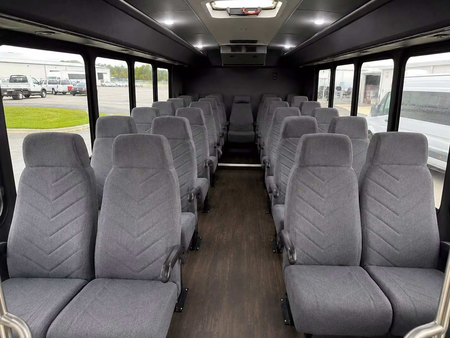 18 passenger minibus inside