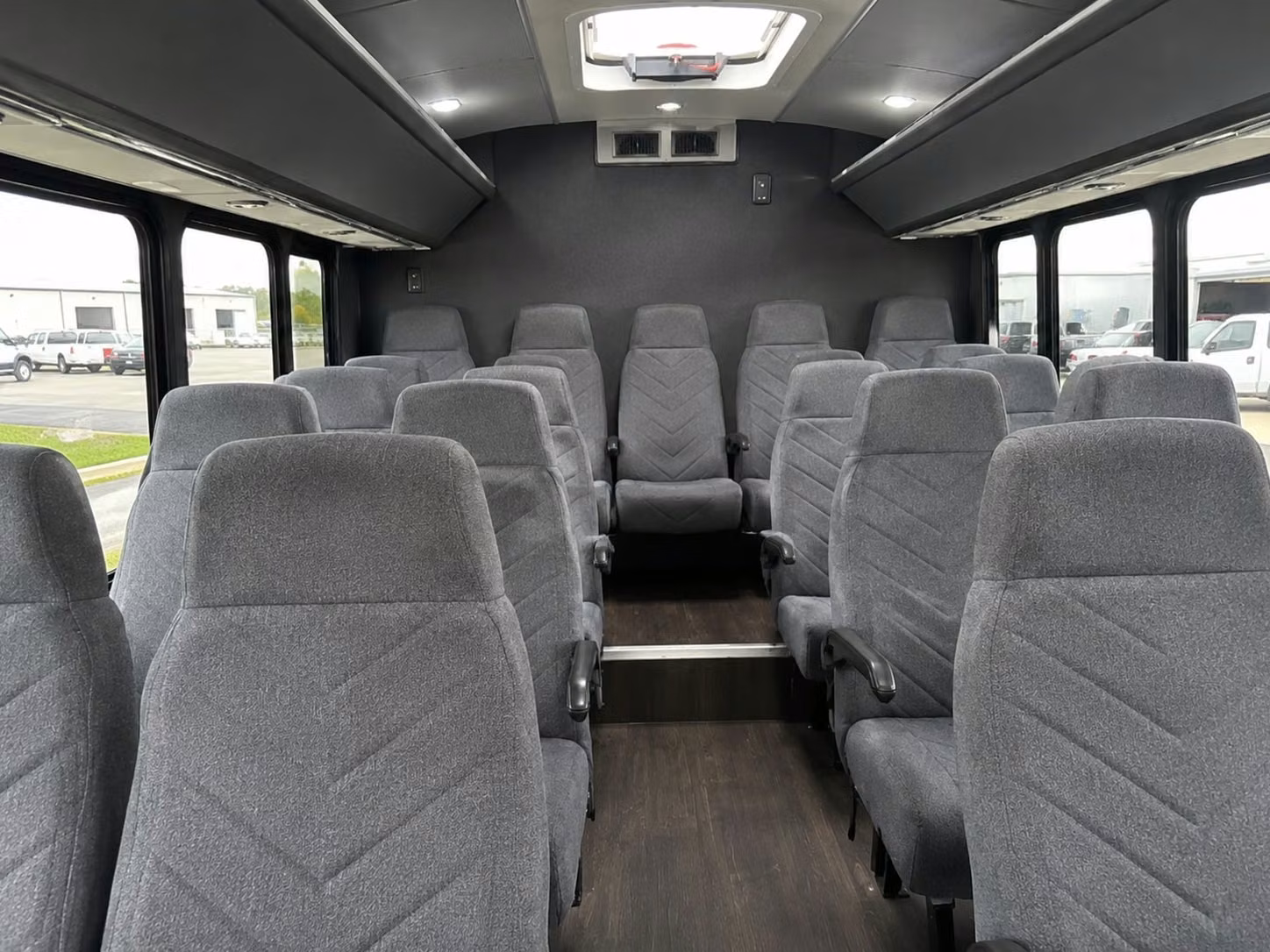 18 passenger minibus interior