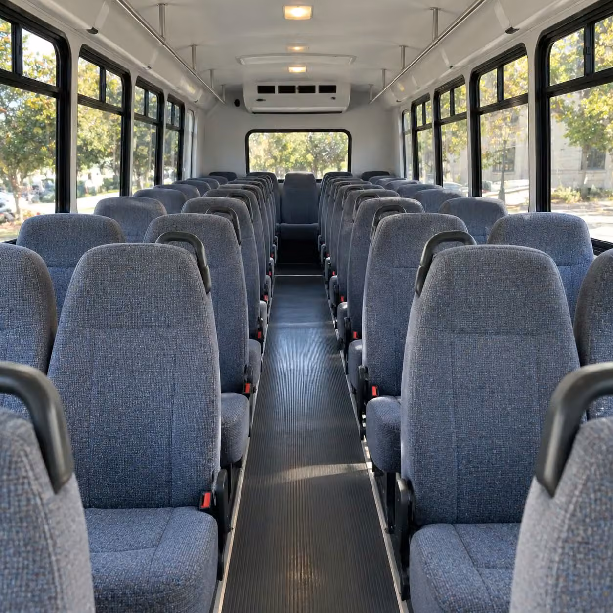 30 passenger minibus inside