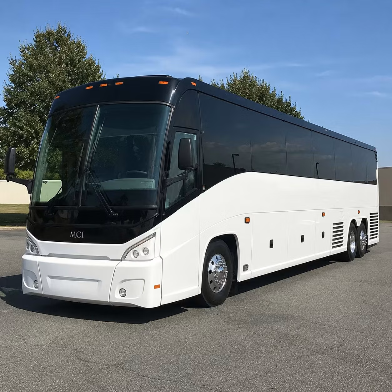 nashville charter bus rental exterior