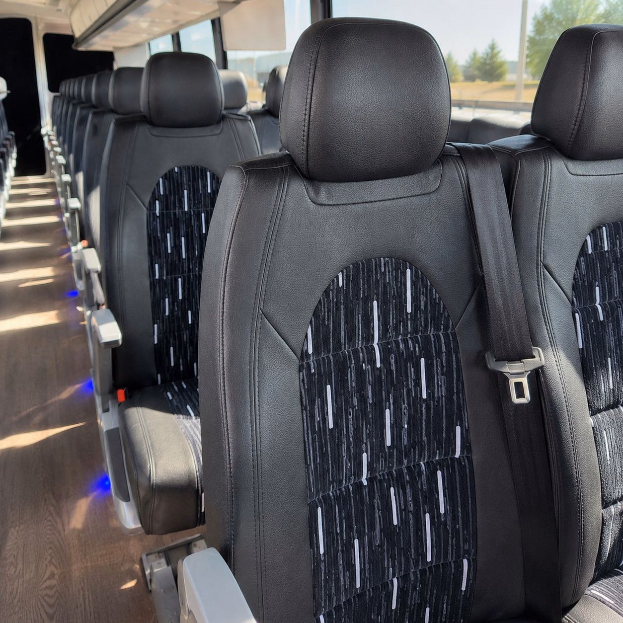 nashville charter bus rental inside