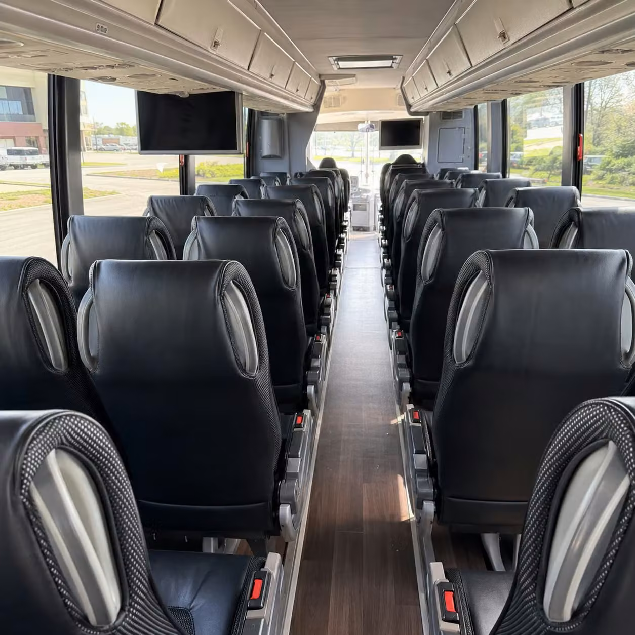 nashville charter bus rental interior